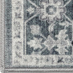 DEXI 10x14 Area Rug for Living Room, Washable Vintage Farmhouse Thin Rug Indoor - Image 5