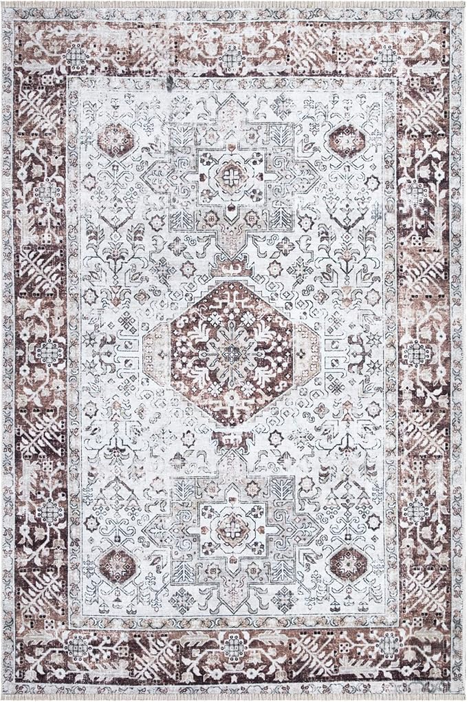 Bloom Rugs Caria Washable Non-Slip 5x7 Rug - Image 3