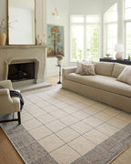Loloi Chris Loves Julia Francis Collection FRA-02 Cream/Black 2'-3" x 3'-9" by Loloi