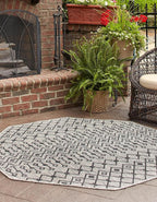 Unique Loom Outdoor Trellis Collection Area Rug - Image 4