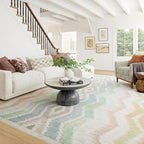 Dash & Albert Zarek Multi Machine Washable Rug, 9.5 X 13.5 Feet - Image 2
