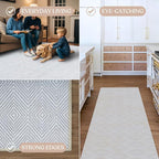 Fame Living Washable Area Rug. Modern Farmhouse. Vintage. Turkish. Bohemian. - Image 4