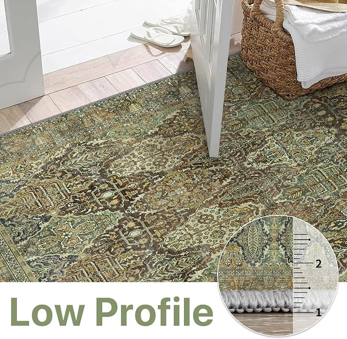 2x3 Entrance Rug Machine Washable Rug Small Door Mat, Ultra-Thin Low Pile Pad - Image 6