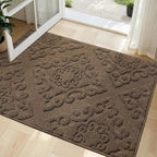 COSY HOMEER Door Mat 32”x48”, Absorbent Dirt Trapper Entryway Rugs, Non-Slip - Image 9