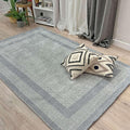 Alfa Rich 7x10 Light Gray Washable Area Rugs by AlfaRichRugs