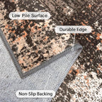 GENIMO Washable Area Rugs for Living Room, 10x12 Vintage Non Slip Rugs - Image 9