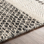 Mark&Day Wool Rugs, 5x7 Tervoort Global Black Area Rug, Bedroom or Kitchen - Image 7