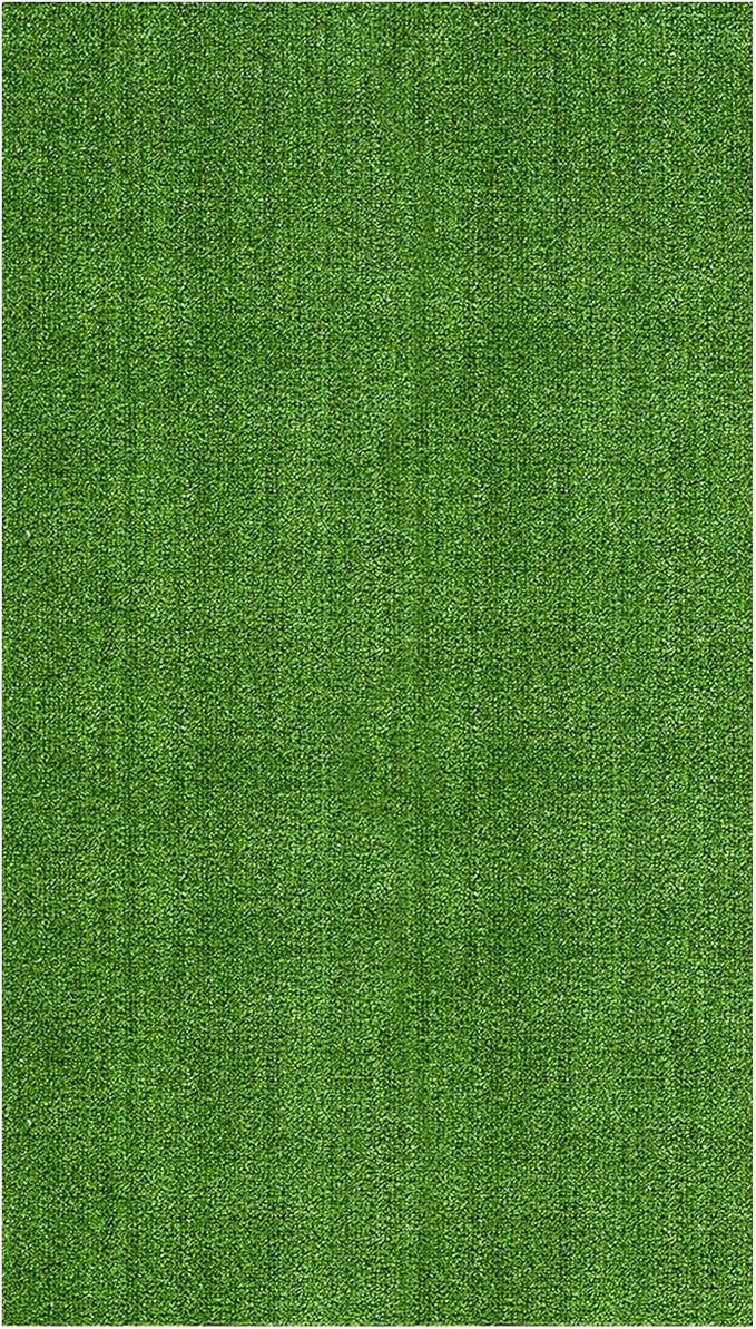 Ottomanson Artificial Grass Turf 7'10" x 28' Indoor Outdoor Faux Grass Rug - Image 7