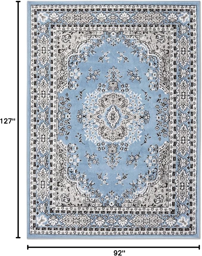 Home Dynamix Premium Sakarya Traditional Medallion Border Area Rug - Image 2
