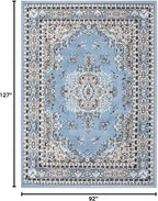 Home Dynamix Premium Sakarya Traditional Medallion Border Area Rug - Image 2