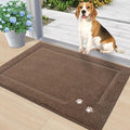 BEQHAUSE Dog Door Mat for Muddy Paws 24"x36" Dirt Trapper Absorbent Doormat Non by BEQHAUSE