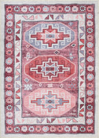 Turkish Rug. Washable Vintage Oriental Antique Inspired Traditional Doormat - Image 9