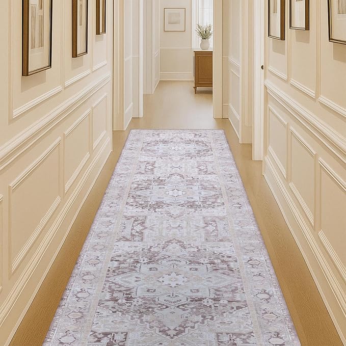 Washable Area Rug. Modern Farmhouse. Vintage. Turkish. Bohemian. Distressed. by FameLiving%7COushakRugs