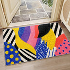 Pop Art Rug - 2x3 Area Rugs, Colorful Abstract Entryway Rug, Hippie Aesthetic - Image 7