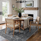 5x7 Area Rugs for Living Room, Machine Washable Rug, Non Slip Vintage Rugs - Image 4