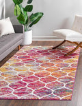 Rugs.com Lattice Frieze Collection Rug – 4' x 6' Multi Medium Rug Perfect by Rugscom