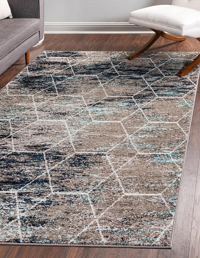Unique Loom Trellis Frieze Collection Area Rug by UniqueLoom