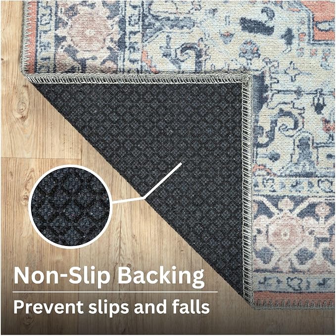 Bloom Rugs Washable Non-Slip 6' x 9' Rug - Image 8