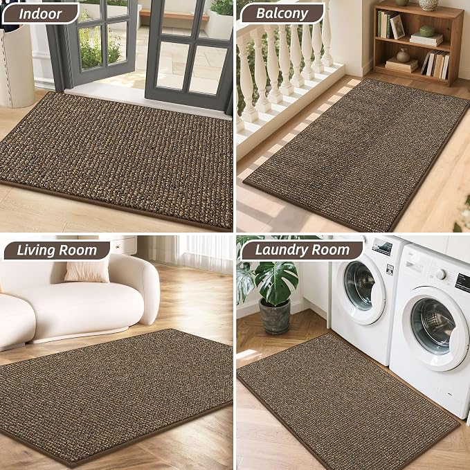 BEQHAUSE 2x3 Entryway Rug Indoor Door Mat Non-Slip Washable, Hallway Rugs - Image 7