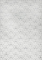 Rugs.com Lattice Trellis Collection Rug – 10' x 14' White Low-Pile Rug Perfect - Image 2