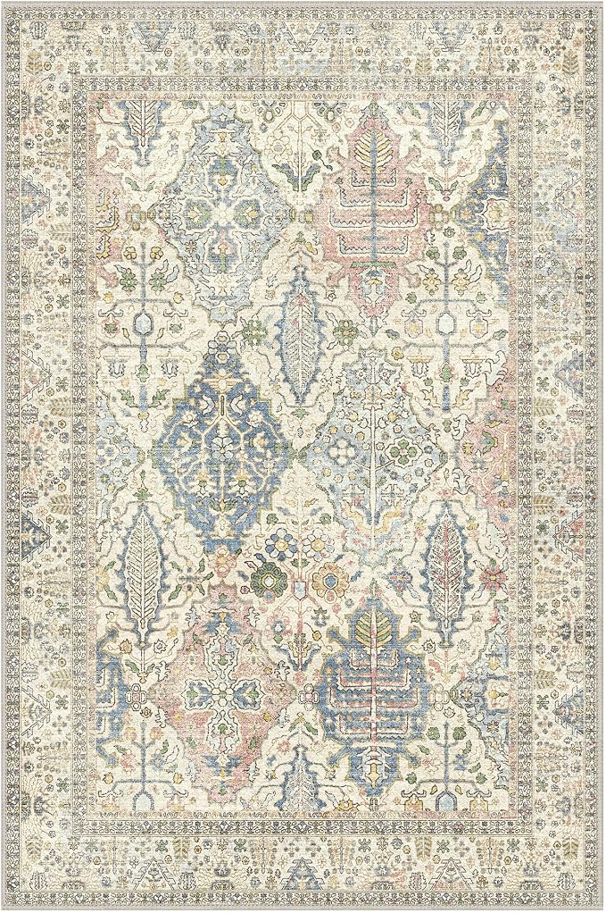 Bavni Area Rug 2X3, Small Aesthetic Entryway Rug, Non Slip Rugs - Image 5