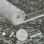 WITSHOCK Living Room Area Rugs 5x8: Soft Non-Slip Backing Washable Rugs Vintage - Image 6