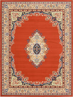 Unique Loom Reza Collection Traditional Persian Style Area Rug, 9 ft 10 in x 13 - Image 10