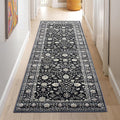 2x6 Area Rug, Boho Vintage Oriental Washable Rugs, Collapsible Area Rug by chunsemeiju