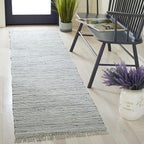 SAFAVIEH Rag Rug Collection Runner Rug - Image 2