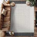 Modern Micro Loop Indoor Area Rugs - Image 5