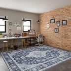DUKINO 9x12 Area Rugs, Non Slip Distressed Living Room Rugs, Soft Large - Image 4