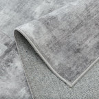 5x7 Washable Area Rug Grey Abstract Modern Living Room Bedroom Throw Rug Non - Image 6