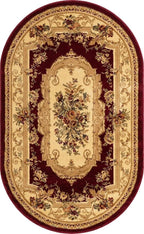 Unique Loom Versailles Collection Traditional Classic Floral Motif Area Rug - Image 9