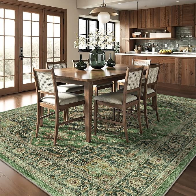 9x12 Large Area Rugs for Living Room Ultra-Soft Washable Rug Vintage Distressed - Image 3