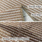 Braided Hallway Runner Rug, Super Absorbent Kitchen Mats - Image 5