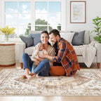 Lahome Rug for Living Room Machine Washable Area Rug 6x9 Boho Non Slip Bedroom - Image 7