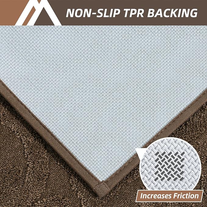 COSY HOMEER Door Mat 20”x32”, Absorbent Dirt Trapper Entryway Rugs, Non-Slip - Image 3