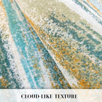 Modern Abstract Hallway Runner Rug - Image 8