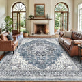 9x12 Large Area Rugs for Living Room Ultra-Soft Washable Rug Vintage Distressed by NakedCloud