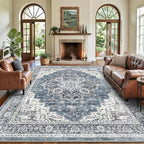 8x10 Area Rugs for Living Room Ultra-Soft Washable Rug Vintage Distressed Boho - Image 2