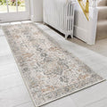 GENIMO Runner Rug 2'6"x5 Machine Washable Non Slip Vintage Hallway Runner Rug by GENIMO