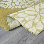 Beverly Rug Outdoor Rug 6x9 Modern Exotic Tropical Leaf Area Rugs - Image 4