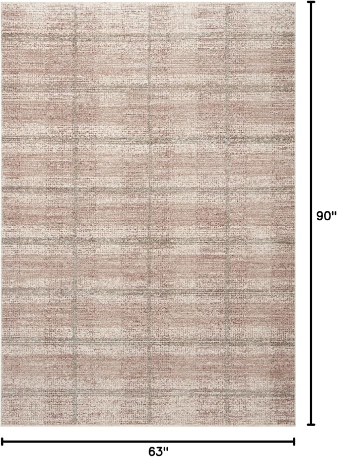 Loloi Angela Rose Ember Collection EMB-06 Clay/Mist 5'-3" x 7'-6" Area Rug - Image 2