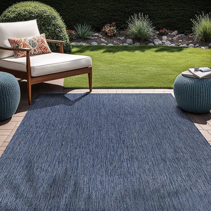 Beverly Rug Indoor Outdoor Rug 8x10, Washable Outside Carpet - Image 9
