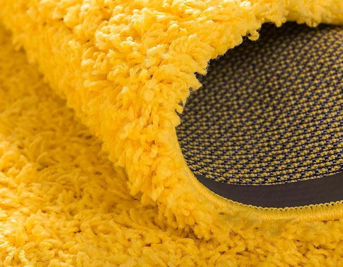 Unique Loom Solid Shag Collection Area Rug - Image 8