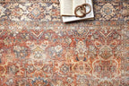 Loloi Layla Collection LAY-02 Spice/Marine 2'-6" x 12'-0" .13" Thick Runner Rug - Image 10