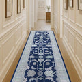 Fame Living Navy Blue Oushak Rug, Modern Rugs, Small Throw, Accent Area Rug by FameLiving%7COushakRugs