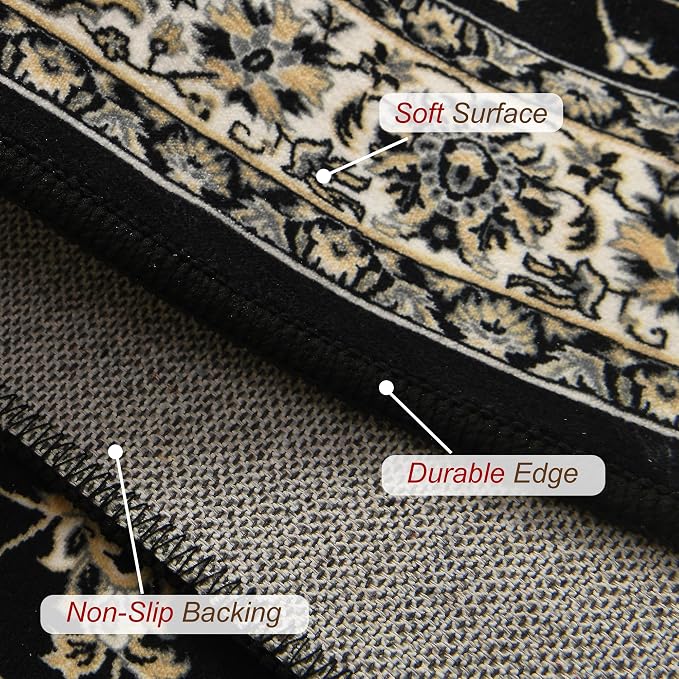 XWZO Runner Rug 2x6ft, Washable Hallway Runner - Image 4