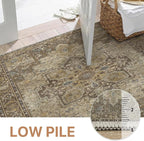 GENIMO 2'6''x8 Runner Rugs for Hallway, Machine Washable Non Slip Vintage Rugs - Image 4