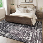 Rugcomf Area Rugs 8x10 Rug for Living Room Clearance Washable Boho Area Rug Non - Image 5